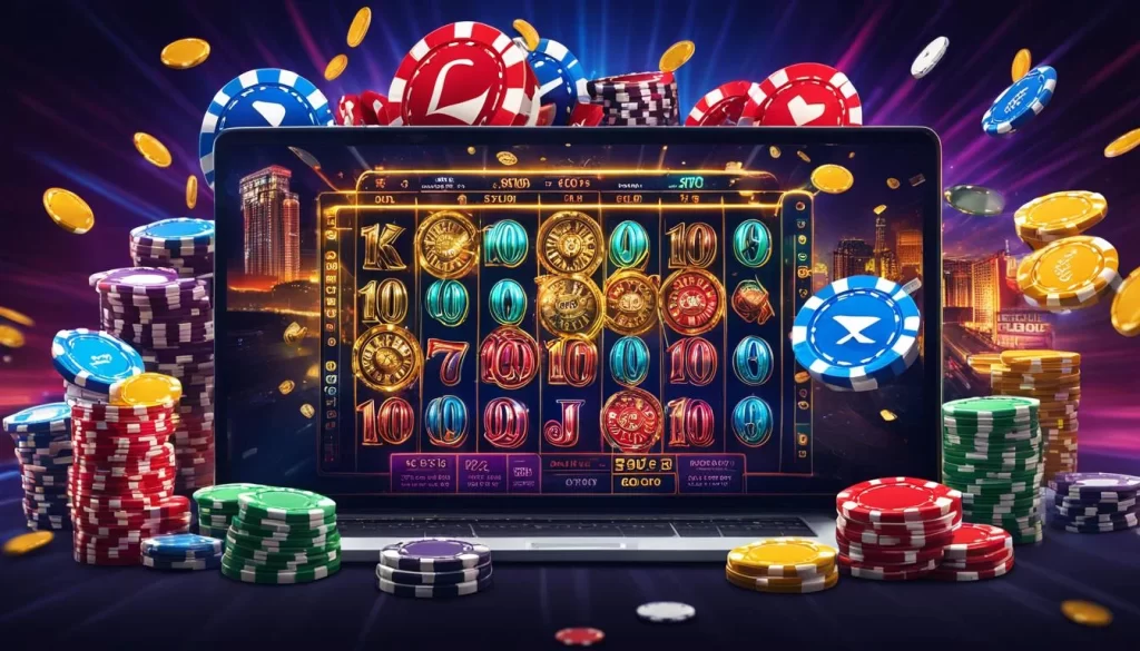 Hình ảnh tổng hợp các trò chơi đa dạng tại Hi88bet: cá cược thể thao, sòng bạc, máy đánh bạc, bắn cá
